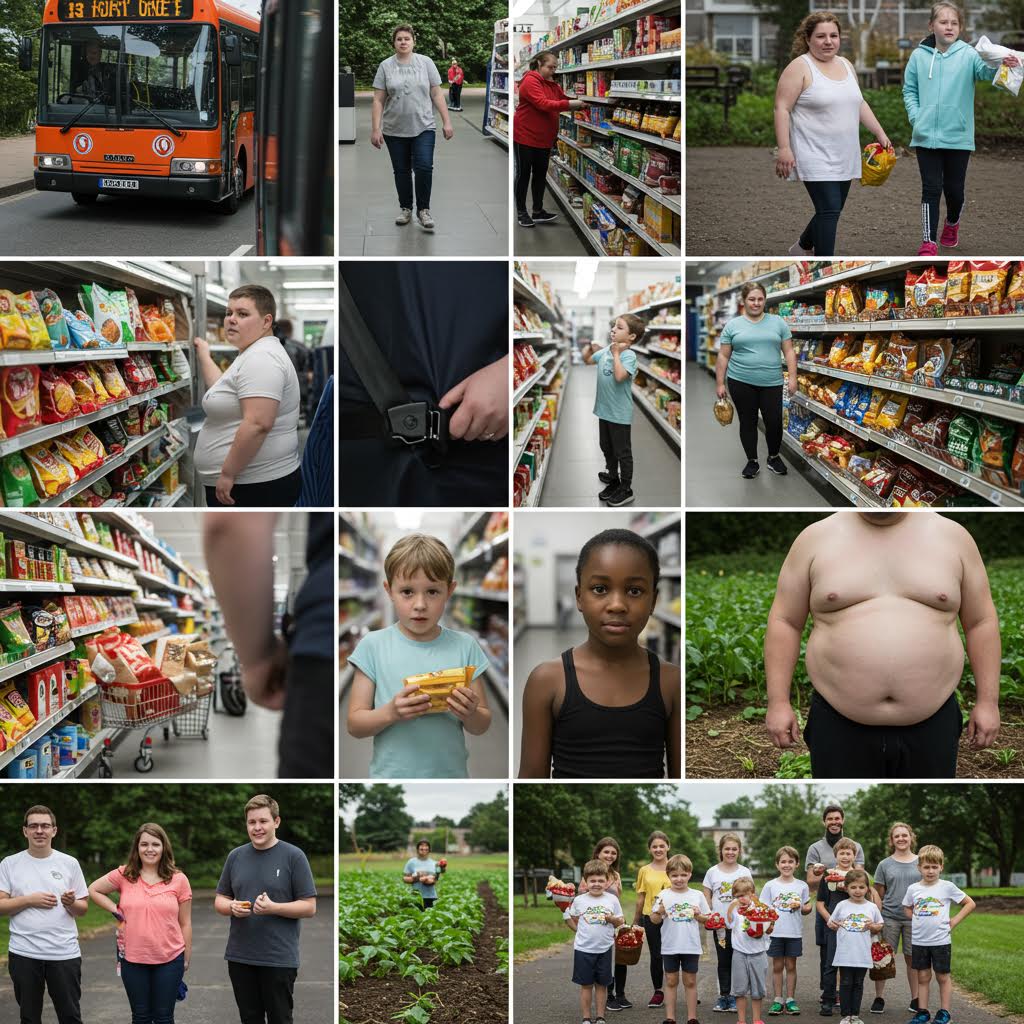 마트 진열대와 야외 활동, 다양한 연령대의 인물들이 함께 등장하며 정책 데이터가 반영된 생활의 단면을 보여주는 장면